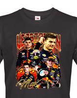 Pánské tričko s motivem závodníka F1 -  Max Verstappen - pro milovníky motosportu