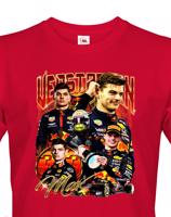 Pánské tričko s motivem závodníka F1 -  Max Verstappen - pro milovníky motosportu