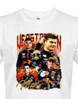 Pánské tričko s motivem závodníka F1 -  Max Verstappen - pro milovníky motosportu