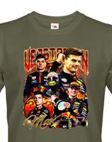 Pánské tričko s motivem závodníka F1 -  Max Verstappen - pro milovníky motosportu