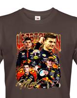 Pánské tričko s motivem závodníka F1 -  Max Verstappen - pro milovníky motosportu