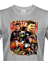 Pánské tričko s motivem závodníka F1 -  Max Verstappen - pro milovníky motosportu