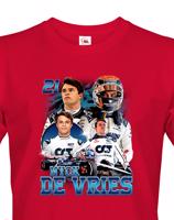 Pánské tričko s motivem závodníka F1 -  Nyck de Vries - pro milovníky motosportu