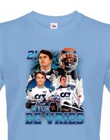 Pánské tričko s motivem závodníka F1 -  Nyck de Vries - pro milovníky motosportu