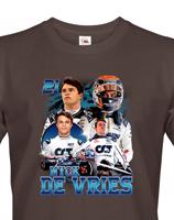 Pánské tričko s motivem závodníka F1 -  Nyck de Vries - pro milovníky motosportu