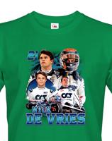 Pánské tričko s motivem závodníka F1 -  Nyck de Vries - pro milovníky motosportu