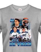 Pánské tričko s motivem závodníka F1 -  Nyck de Vries - pro milovníky motosportu