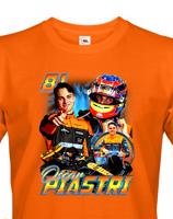 Pánské tričko s motivem závodníka F1 -  Oscar Piastri - pro milovníky motosportu