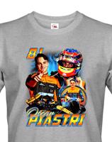 Pánské tričko s motivem závodníka F1 -  Oscar Piastri - pro milovníky motosportu