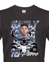 Pánské tričko s motivem závodníka F1 -  Pierre Gasly - pro milovníky motosportu