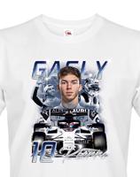 Pánské tričko s motivem závodníka F1 -  Pierre Gasly - pro milovníky motosportu