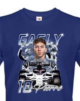 Pánské tričko s motivem závodníka F1 -  Pierre Gasly - pro milovníky motosportu