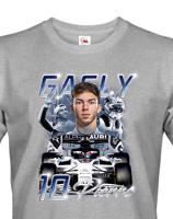 Pánské tričko s motivem závodníka F1 -  Pierre Gasly - pro milovníky motosportu
