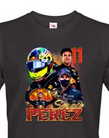 Pánské tričko s motivem závodníka F1 -  Sergio Perez - pro milovníky motosportu