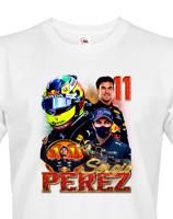 Pánské tričko s motivem závodníka F1 -  Sergio Perez - pro milovníky motosportu