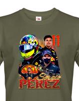 Pánské tričko s motivem závodníka F1 -  Sergio Perez - pro milovníky motosportu