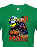 Pánské tričko s motivem závodníka F1 -  Sergio Perez - pro milovníky motosportu