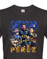 Pánské tričko s motivem závodníka F1 -  Sergio Perez   - pro milovníky motosportu