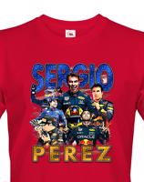 Pánské tričko s motivem závodníka F1 -  Sergio Perez   - pro milovníky motosportu