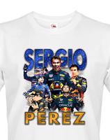 Pánské tričko s motivem závodníka F1 -  Sergio Perez   - pro milovníky motosportu