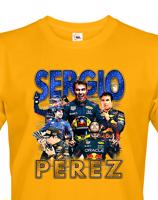 Pánské tričko s motivem závodníka F1 -  Sergio Perez   - pro milovníky motosportu
