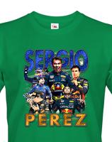 Pánské tričko s motivem závodníka F1 -  Sergio Perez   - pro milovníky motosportu