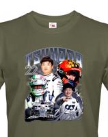 Pánské tričko s motivem závodníka F1 -  Yuki Tsunoda  - pro milovníky motosportu