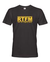 Pánské tričko s motívom RTFM