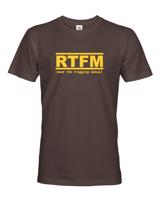 Pánské tričko s motívom RTFM