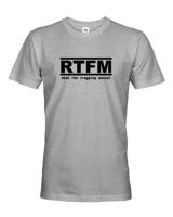Pánské tričko s motívom RTFM