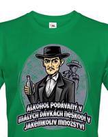 Pánské tričko s námětem filmu - Alkohol podávaný v malých dávkách neškodí v jakémkoliv množství