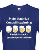 Pánské tričko s pivním potiskem Diagnóza s dopravou jen za 46 Kč