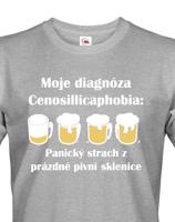 Pánské tričko s pivním potiskem Diagnóza s dopravou jen za 46 Kč
