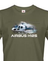 Pánské tričko s potiskem  Airbus Helicopters H125 - ideální dárek pro milovníky helikoptér