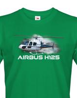 Pánské tričko s potiskem  Airbus Helicopters H125 - ideální dárek pro milovníky helikoptér