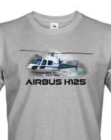 Pánské tričko s potiskem  Airbus Helicopters H125 - ideální dárek pro milovníky helikoptér