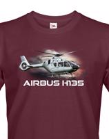Pánské tričko s potiskem  Airbus Helicopters H135 - ideální dárek pro milovníky helikoptér