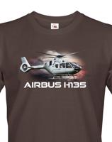 Pánské tričko s potiskem  Airbus Helicopters H135 - ideální dárek pro milovníky helikoptér