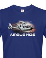Pánské tričko s potiskem  Airbus Helicopters H135 - ideální dárek pro milovníky helikoptér