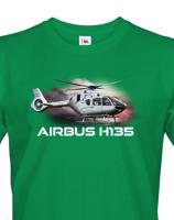 Pánské tričko s potiskem  Airbus Helicopters H135 - ideální dárek pro milovníky helikoptér