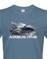 Pánské tričko s potiskem  Airbus Helicopters H145 - ideální dárek pro milovníky helikoptér