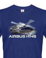 Pánské tričko s potiskem  Airbus Helicopters H145 - ideální dárek pro milovníky helikoptér