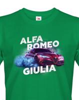 Pánské tričko s potiskem Alfa Romeo Giulia - tričko pro milovníky aut