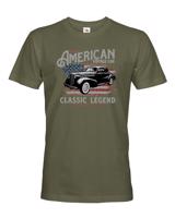 Pánské tričko s potiskem americké klasiky -   tričko pro milovníky aut