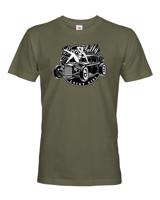 Pánské tričko s potiskem Amerického veterána -   tričko pro milovníky aut