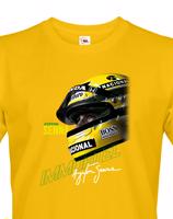 Pánské tričko s potiskem Ayrton Senna -  tričko pro milovníky F1