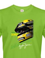 Pánské tričko s potiskem Ayrton Senna -  tričko pro milovníky F1