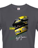 Pánské tričko s potiskem Ayrton Senna -  tričko pro milovníky F1