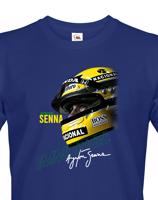 Pánské tričko s potiskem Ayrton Senna -  tričko pro milovníky F1
