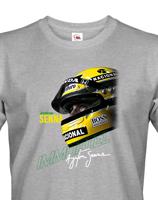Pánské tričko s potiskem Ayrton Senna -  tričko pro milovníky F1